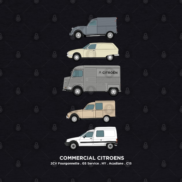 Classic Citroen Vans collection by RJW Autographics